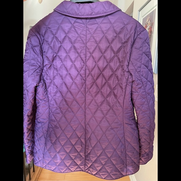 Authentic Burberry Purple Diamond Quilt Jacket - Picture 4 of 6